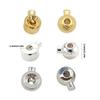 Pack of 10 Stopper Beads Metal Spacer Beads Jewelry Making Accessories Easy Threading Beads Handmade Accessories