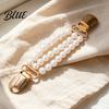 Clothing Fashion Clips Vintage Sweater for Women Girls, Retro Faux Pearl/Floral Cardigan Clips, Elegant Collar Dress Waist Alteration Clip Dresses