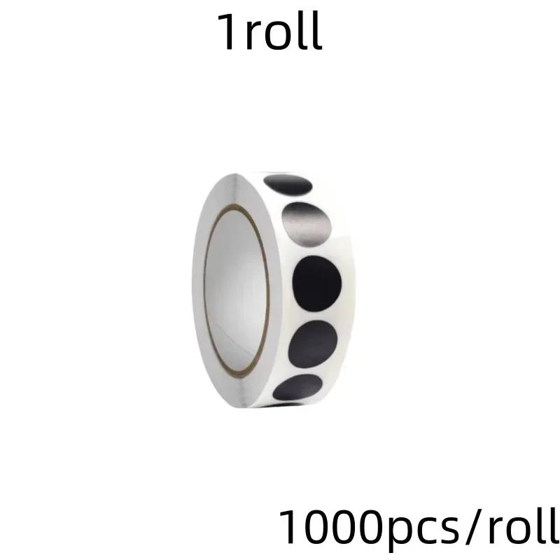 1000 PCS Color Dot Label Sticker  Classification Mark Coated Paper Sticker Rolls  Kawaii Stationery  Aesthetic