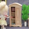 1:12 Scale Dollhouses Miniature Furniture Wood Wardrobe Dollhouses Decorations Accessories for Dollhouses Decorations