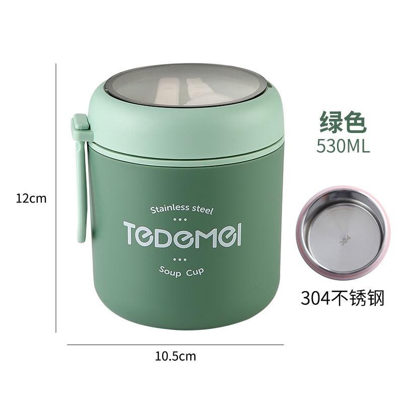 530ml/710ml Stainless Steel Food Thermal Jar Insulated Soup Cup Thermos Containers Lunch Box Thermo Keep Hot for School Children