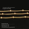 14K Gold Filled Bean, Spacer, Cross, Bead, and Firefly Chain for DIY Jewelry.