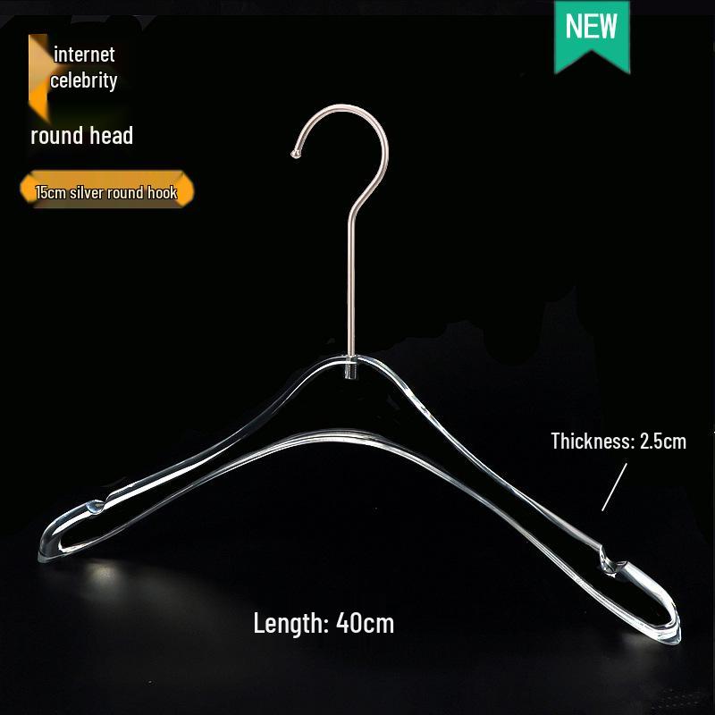 Acrylic Non-slip Hangers for Children's, Men's, and Women's Clothing