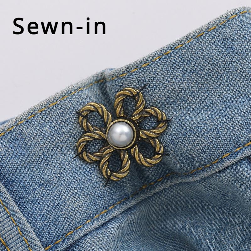 

4 шт., 6-лепестковая пряжка с цветком на талии, пара лепестков, пряжка, плоская съемная пряжка на талию, поясная пряжка 4 pairs in a pack