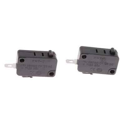 2 szt. Automatyczny reset mikrowyłącznik krańcowy zamienny Kw7-0-A Ac125V/250V 16A srebrny styk ogranicznika podgrzewacza wody