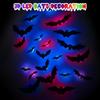 3D LED Glitzer Fledermaus Wandaufkleber für Halloween Dekoration