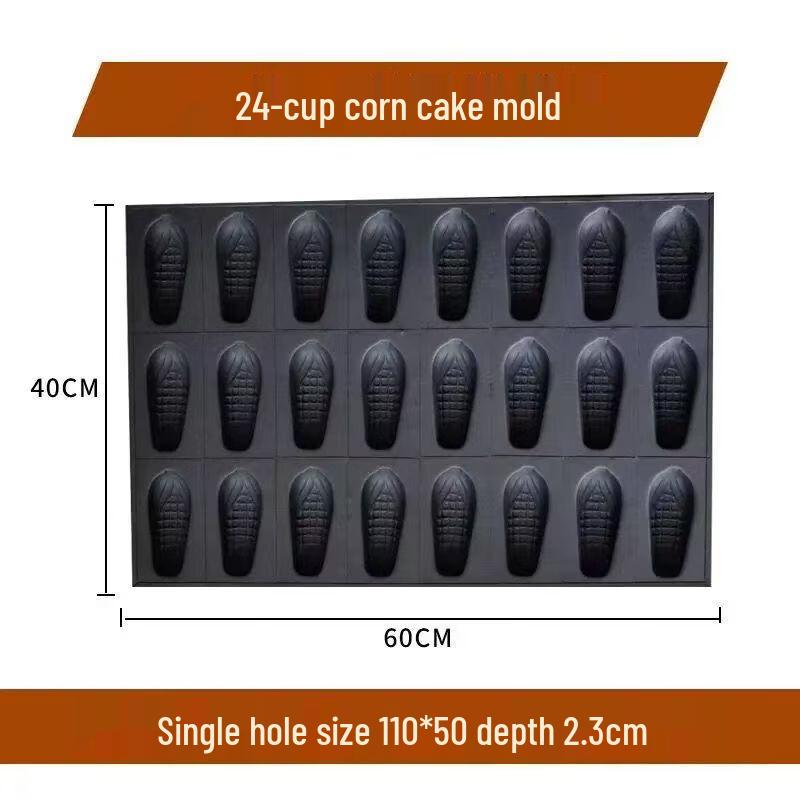 

Bingyue 24-Hole Corn Shaped Baking Mold