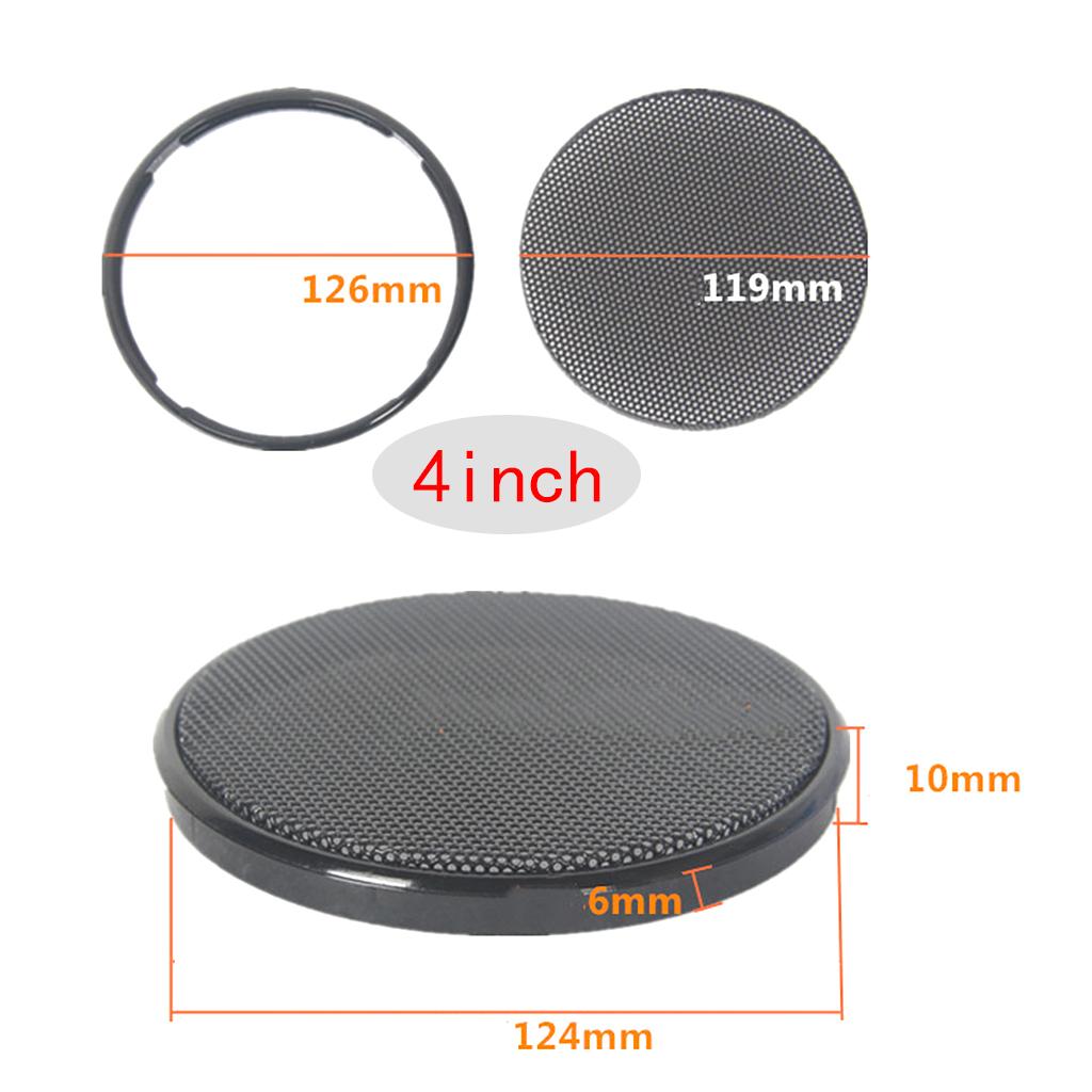 Protective Steel Mesh Circle Car Speaker Spare Parts Stable Quality Parts Vintage Speaker's Mesh Appearance Props