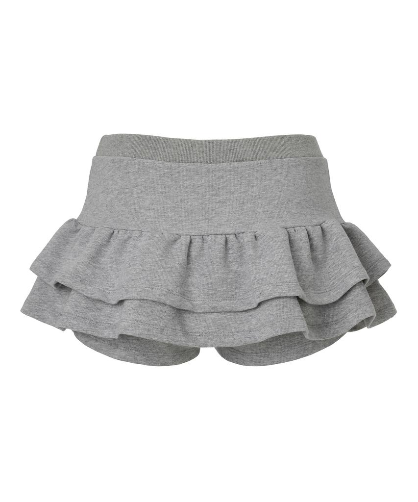 Kakipointeu Ballet Skirt Pants (Gray)