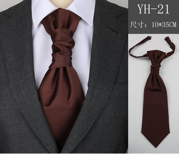 Men'S Tie, Wedding Groom Dinner Meeting Suit Gentleman'S Dress British Burgundy Silk Hong Kong Knot
