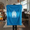 Olympique de Marseille Flannel Blanket, High quality Comfortable for All Seasons, Home Decor, Warmth and Comfort