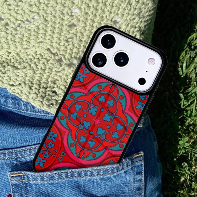 Moroccan Mosai Tile Pattern Mobile Phone Case Compatible with IPhone 17 16 15 14 13 12 11Pro Max 17 Air Cover