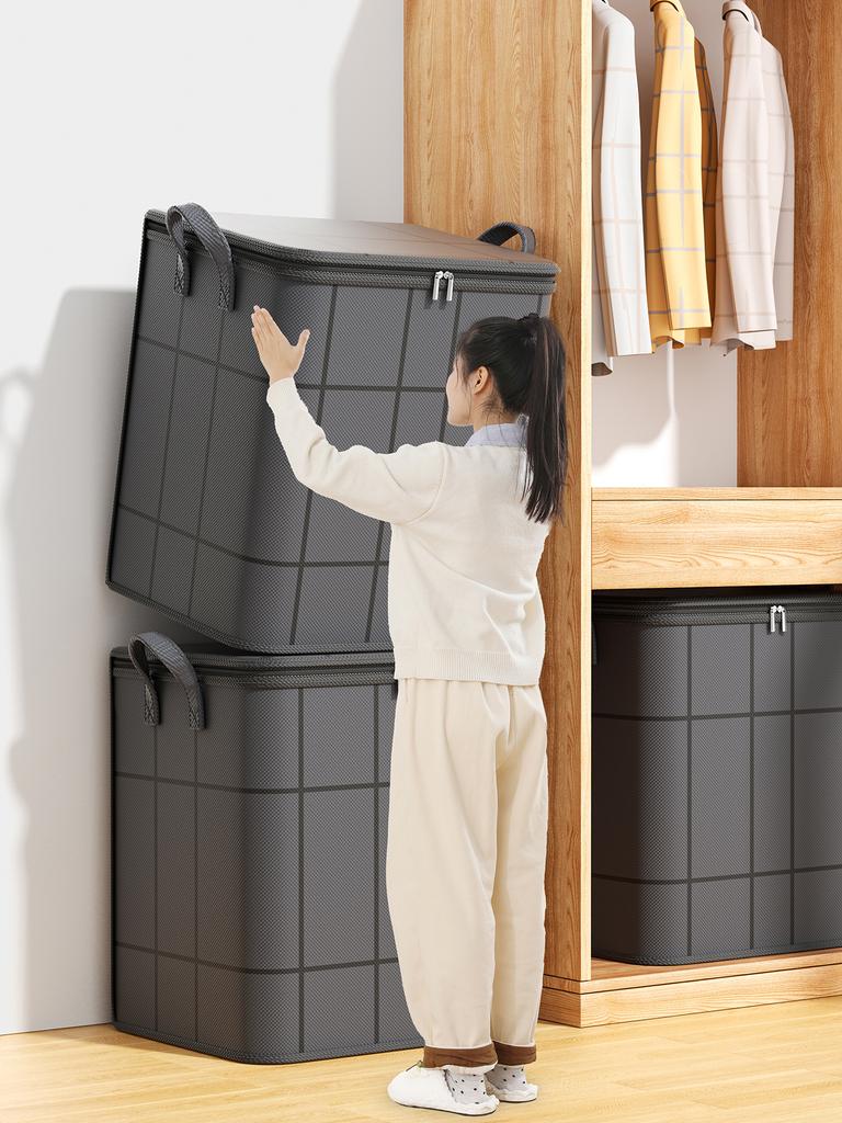 Kaufe Aufbewahrungstasche für Kleidung mit großer Kapazität Decke Bettdecke Staubbeutel Schrankplatzspartasche Umzugstasche Kleideraufbewahrungskorb zum Preis ab 4.19