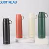 JUSTINLAU 500ML Thermosbecher 304 Edelstahl Vakuum Thermos-Wasserflasche Tragbar für Haushalt Büro Reise Geschäft Teetassen