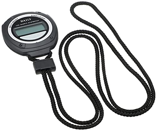 RHYTHM DAILY Stopwatch, Black