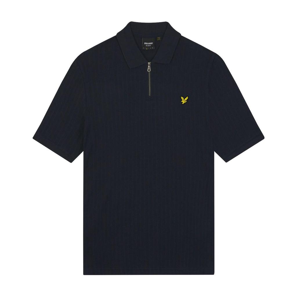Lyle & Scott Mens Textured Polo Shirt