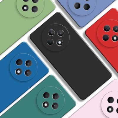 For Oppo Reno12 F Case For Oppo Reno12 F 5G Cover 6.67 Inch Original Liquid Silicone Rubber Shockproof Bumper For Oppo Reno12 F