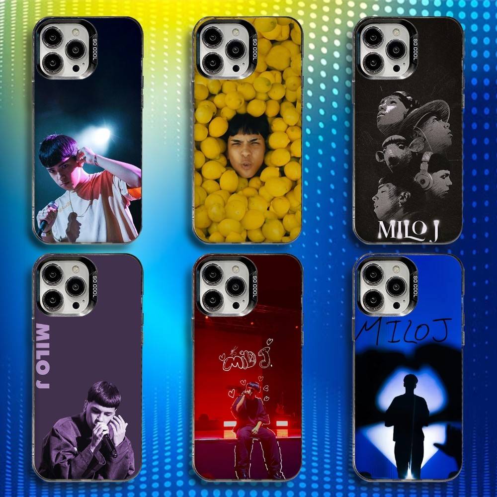 Singer M-Milo J Fruto Phone Case For iPhone 17,16,15,14,13,12,X,8,Pro,Max,Plus,E,SE4,Air,Mini IMD Matte Black
