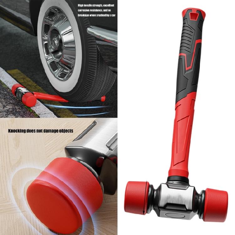Vibration Dampening Rubber Mallets Hammer Construction Tool For Precise Tile Setting And Outdoor Tent Stake Hammering