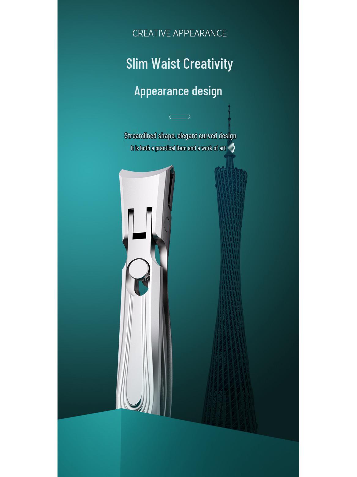 

Extra Wide Opening Sharp Angled Nail Clippers for Thick, Hard Nails – Home Use