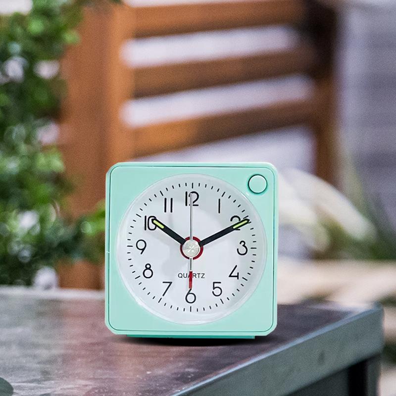 Travel Student Mini Alarm Clock Bedside Alarm Clock Mute Clock Personalized Clock Pocket Clock