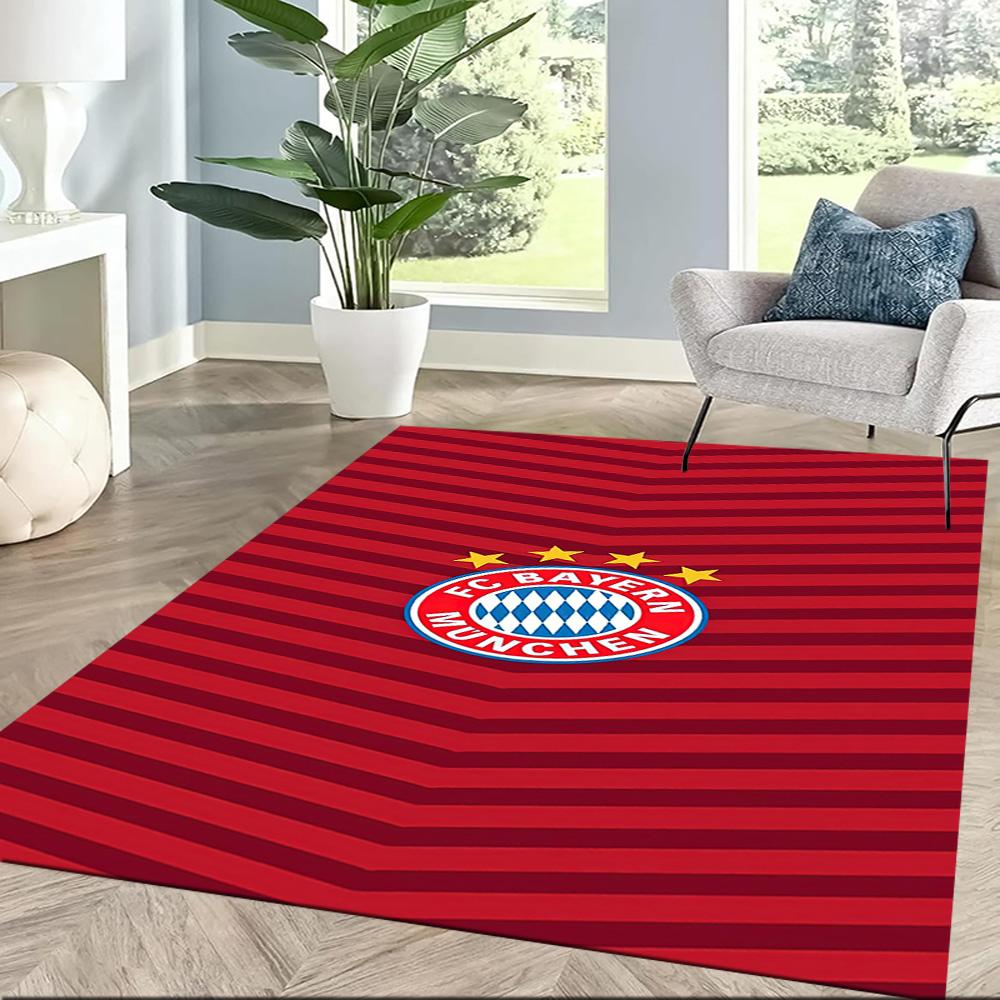 Bayern Munich Crest 5 Square Rugs Are a Great Choice for Living Rooms, Bedrooms, Home Décor, and As Gifts