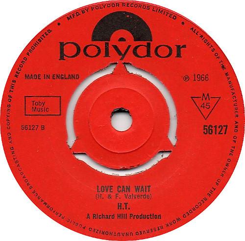 

7inch Record H.T. - You And Me 56127 Polydor 1966 UK Soul/Funk Used
