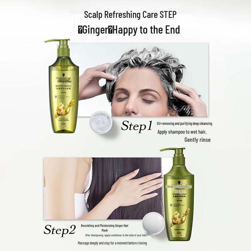 Schwarzkopf Ginger Essence Oil Control Anti-Dandruff Shampoo Set