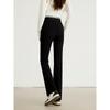 Gejin Women's High-Waist Skinny Flare Casual Pants