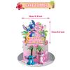 32Pcs Rosa Lilo& Stich Party Dekorationen Beinhaltet Banner Ballon Kuchen Topper