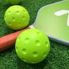 Silent Pickleball Balls Quiet Foam Pickleballs Practice Balls With Exact Real Ball Bounce Soft Pu Pickleball Ball For Indoor Use