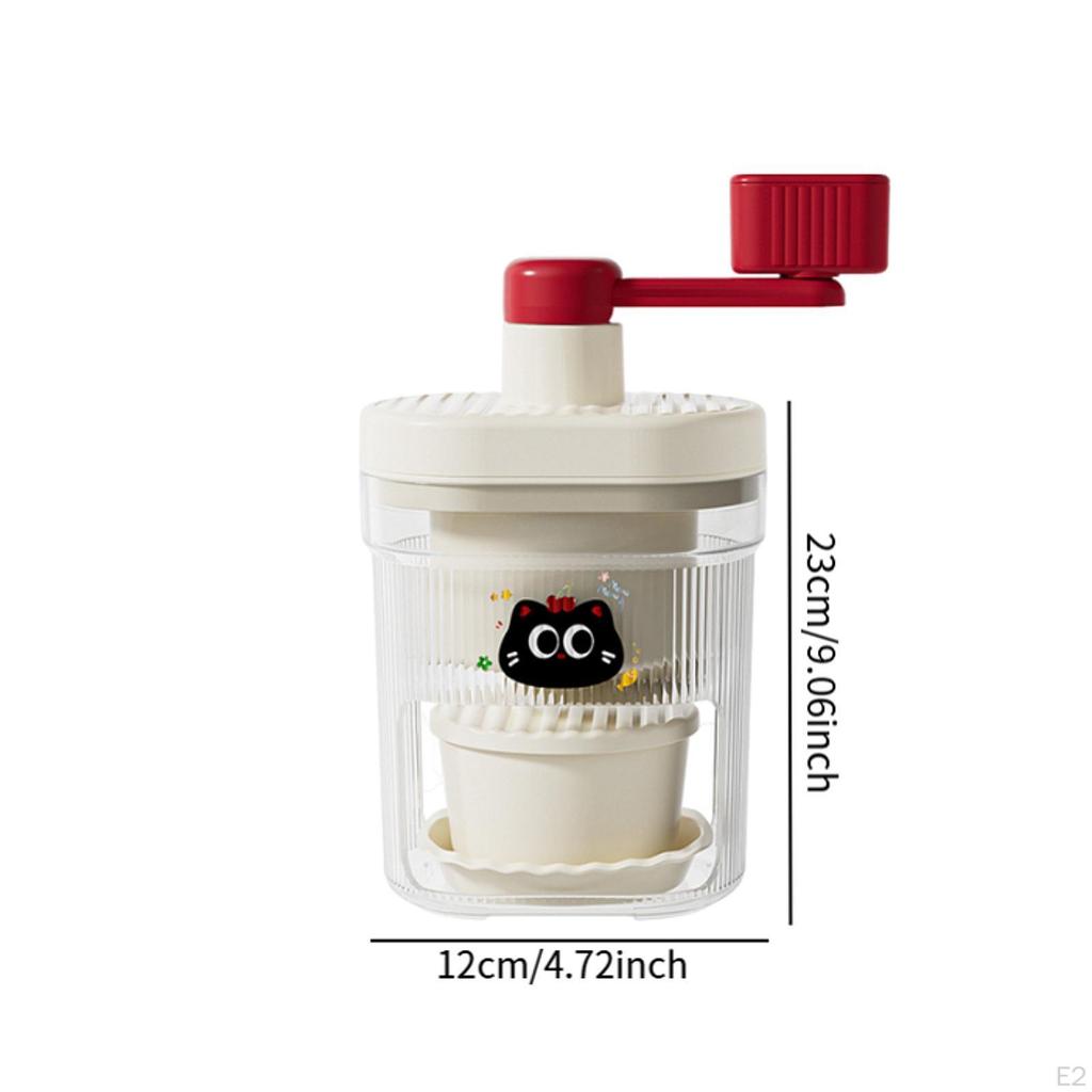 Ruční drtič ledu pro přípravu ledové tříště doma nebo na večírcích