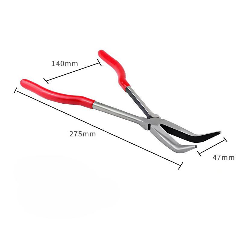 

11-дюймовые плоскогубцы с красной ручкой, плоскогубцы для красного тигля, плоскогубцы для плавильной чаши, плоскогубцы для плавильной чаши, плоскогубцы для тигля, прямой рот, 45 градусов, 90 градусов Shank straight nose plier