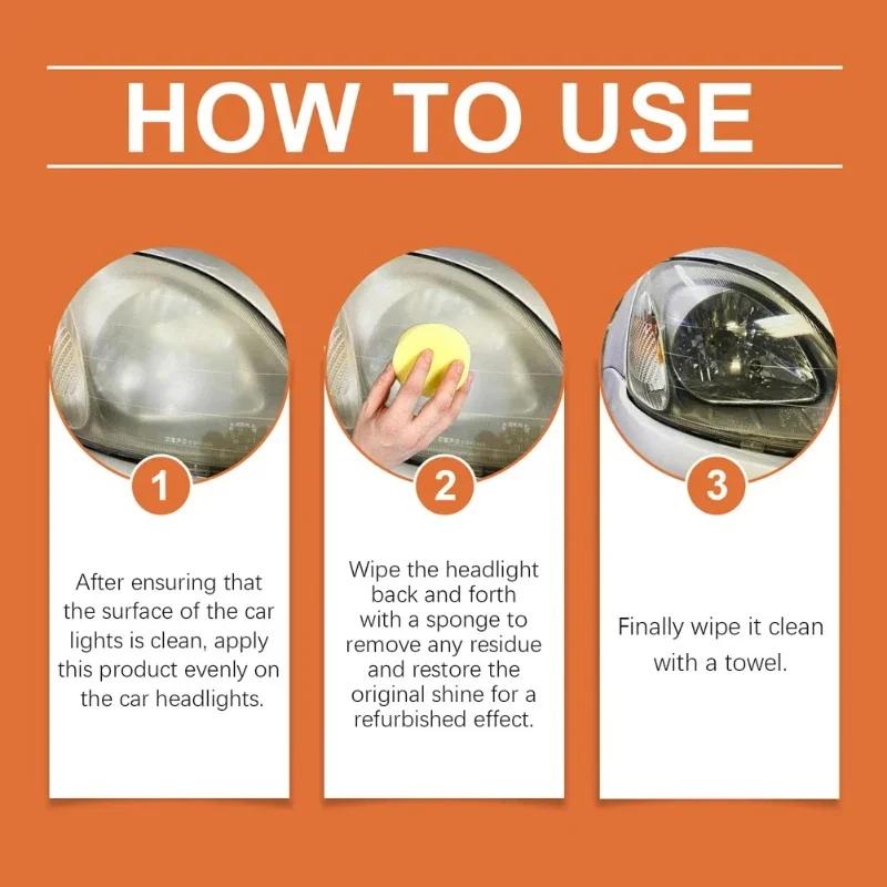 Q19 Car Headlight Restoration Polishing Kits Headlamp Repair Kits Is Used for Refurbishment Reducing Yellowing Preventing Oxidat