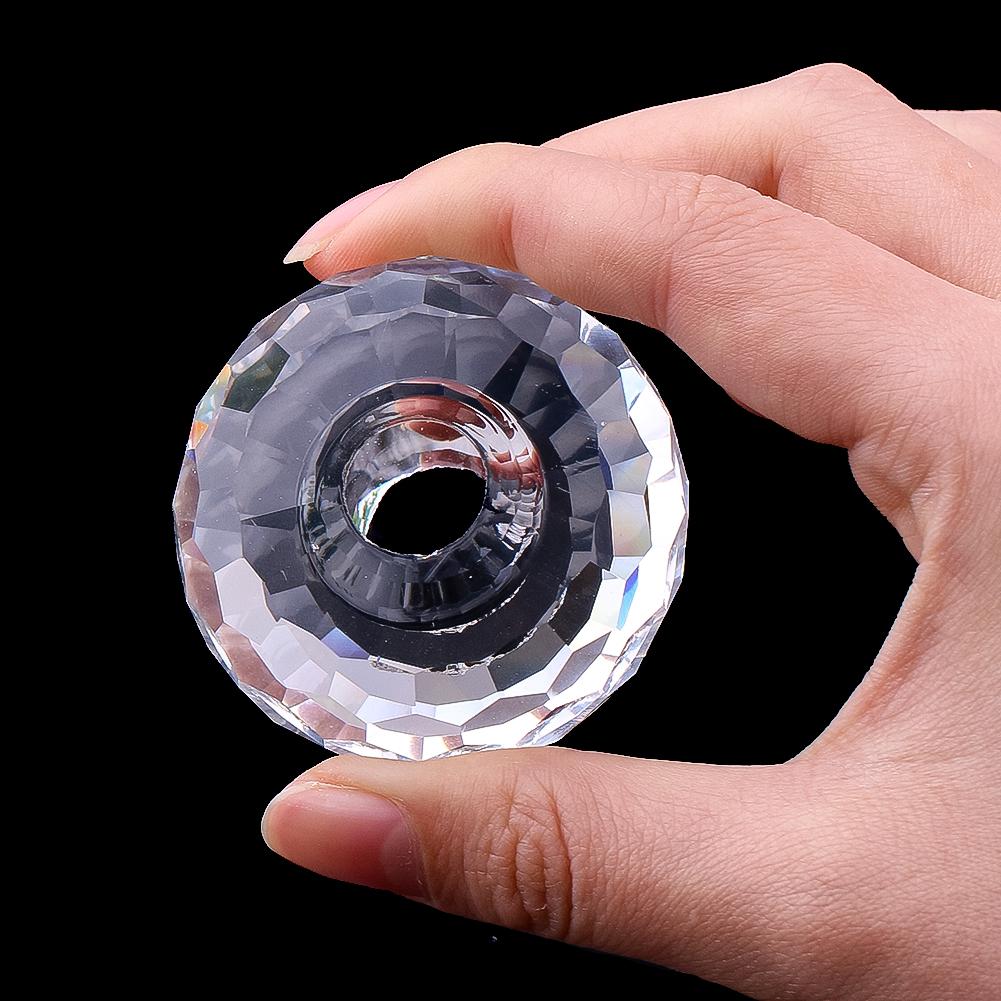 D2 50mm Crystal Glass Faceted Sun Catcher Chandelier Lamp Parts DIY Door Handle Home Decor Paperweight Craft Wedding Centerpiece