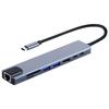 USB C Hub with 4K 30Hz 100W PD USB 3.0 SD Card Reader USB C To HDMI-compatible Adapter USB-C Splitter for MacBook Pro/Air