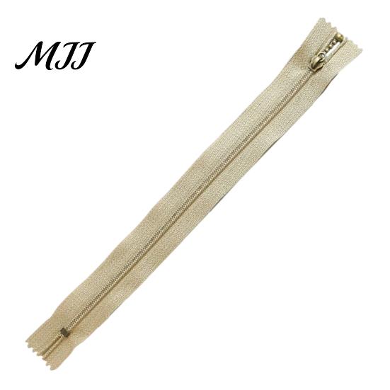 Decorative Zipper 100Pcs Nylon Coil Non Separating Zipper, Closed-End with Waterdrop Short Tape Pull, Replacement for Sewing Purses Handbags Supplies