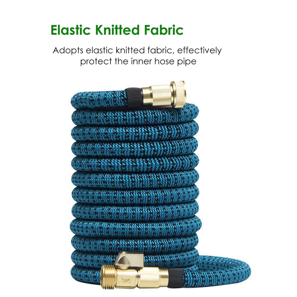 Ausziehbarer Gartenschlauch 25/50/75/100ft Knickfreier Flexibler Wasserschlauch für den Außenbereich mit 8 Düsen