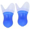 2 Stück Ohrstöpsel, wasserdicht, Geräuschreduzierung, Silikon, schützende Ohrstöpsel zum Schwimmen, Fliegen(blau