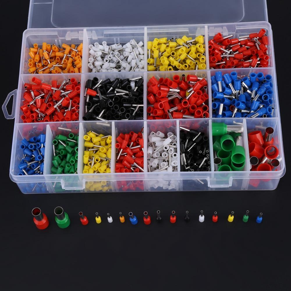 2120PCS Copper Wire Insulated End Terminal Wire Ferrules Terminals Kit  Motorcycle