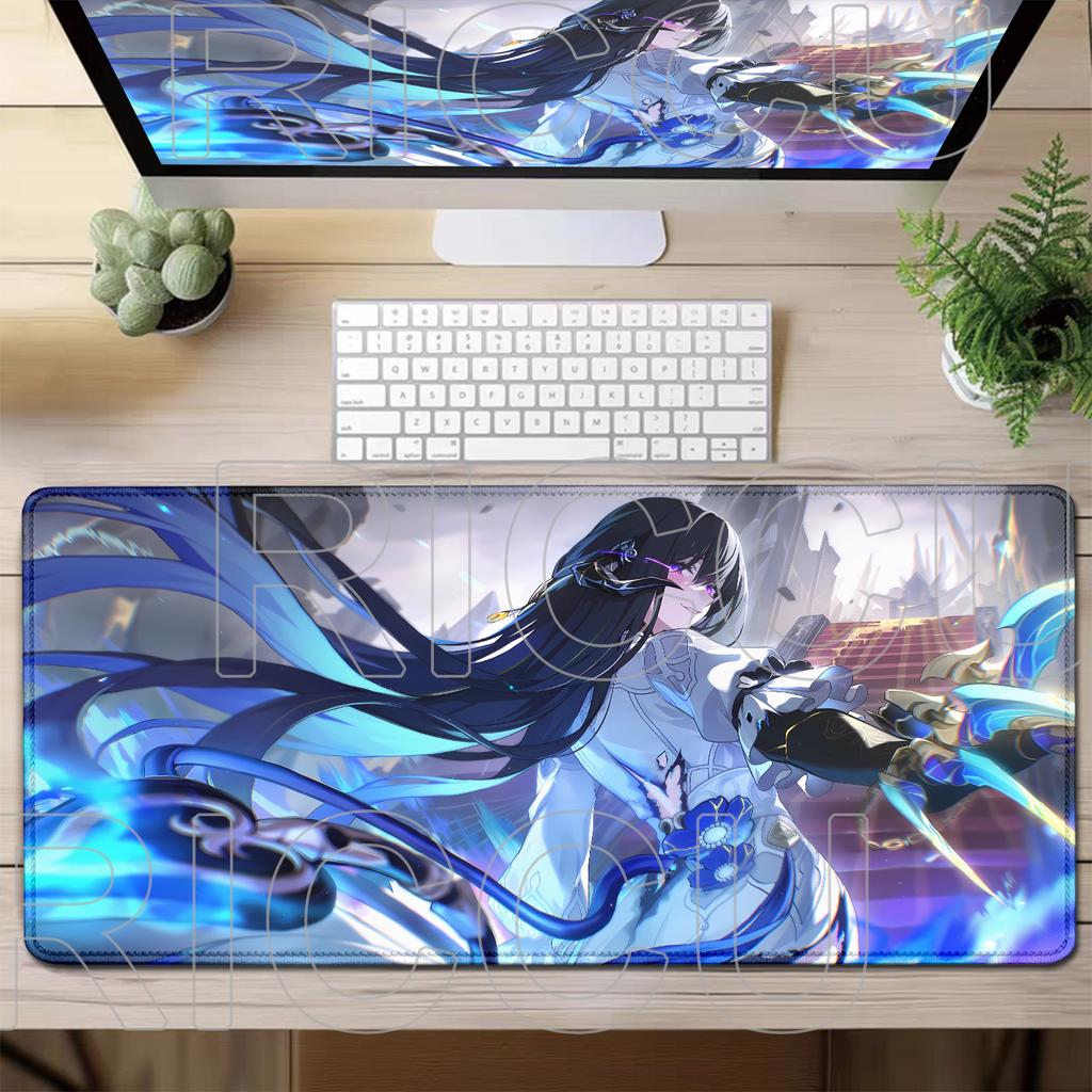 HD print XXL Honkai Star Rail The Dahlia Mouse Pad Computer Laptop Nonslip Large Game LockEdge Keyboard Tablemat Anime carpet