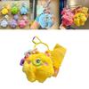 Colorful Plush Monster Keychain Cuddly Furry Toy For Birthdays And Special Occasions