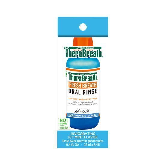 TheraBreath Icy Mint Portable Kit 12mlx6