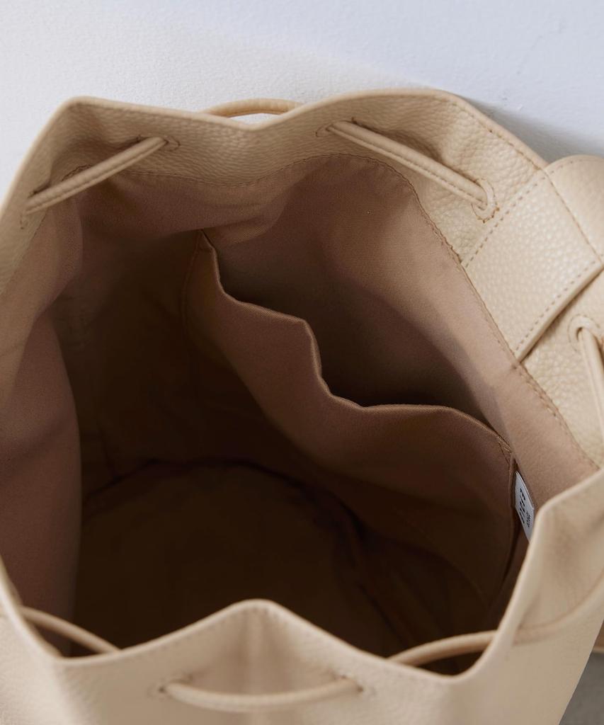 [EFOLE] Kordelzug-Einschultertasche aus Kunstleder