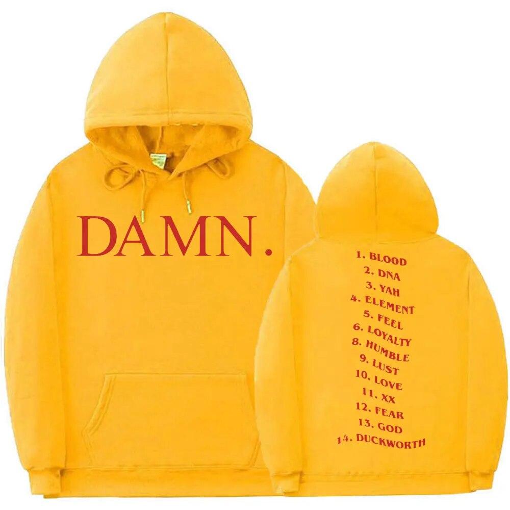 Rapper Damn Kendrick Lamar Pglang Mr Morale & The Big Steppers Album Tracklist Mikina Unisex Dámská Mikina s kapucí Módní styl Hip Hop