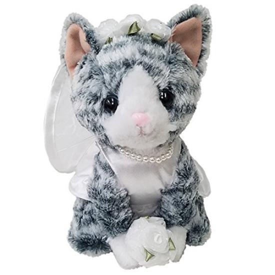 

BESTEVER Wedding Doll, Bride, Cat, Mackerel Tabby, Grey Tabby Bride, LGBTQ, 53092