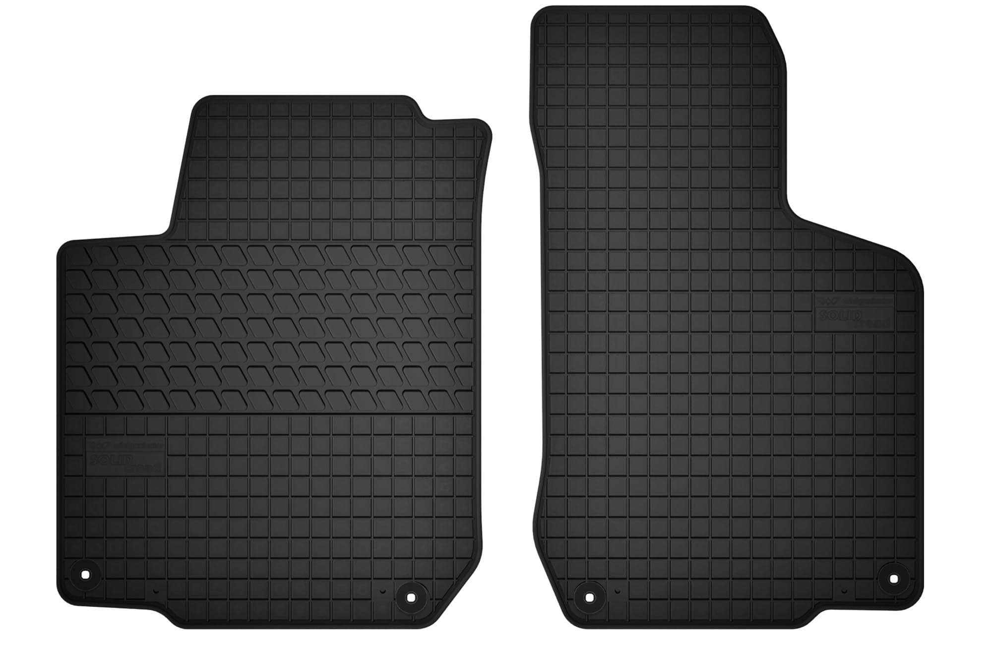 front rubber mats for: Volkswagen New Beetle coupe, cabrio (from 1997 to 2020)