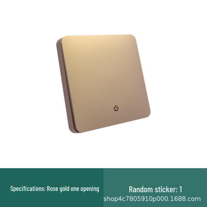 "Panou Comutator Basculant Wireless RF cu Control Dual cu Instalare Fără Lipire"