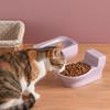 Food Grade Funny Cat Feeder Toilet Shape Pet Food Basin Sturdy Pet Water Dispenser  Pet Supplies
