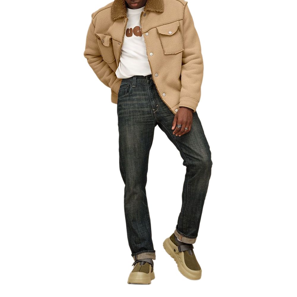 UGG Fw25 Single Button Lapel Long Sleeve Jacket Men Jacket 1171455-SAN